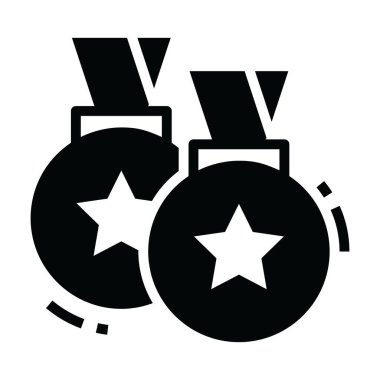 Yıldız madalyalarının tasarımı, kurdele madalyalarının ikonu 