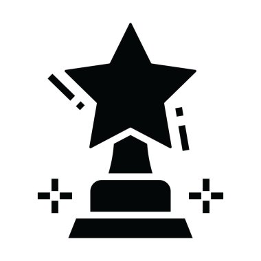 Modern düzenlenebilir stil ödülünün vektörü, performans ödülü  