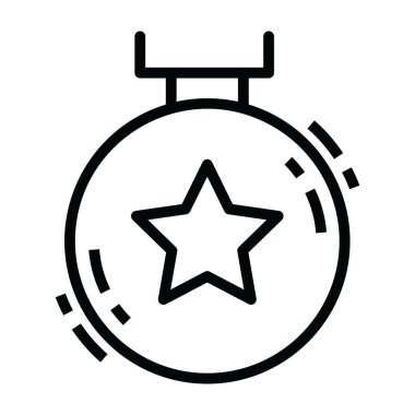 Düzenlenebilir dolgu biçiminde madalya simgesi, kişisel süs olarak kullanılan mühürlü bir metal disk, 