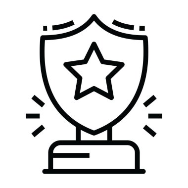 Yıldız kalkanı simgesi, şampiyonluk kupası.