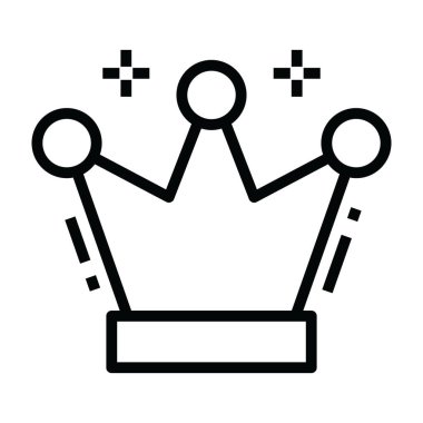 Kalıtsal otorite tacı, kraliyet tacının vektörü. 