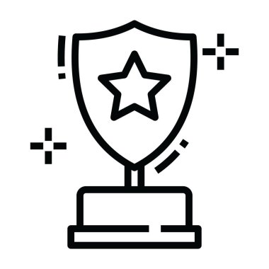 Büyük ödül ikonu, spor kupasının düzenlenebilir simgesi