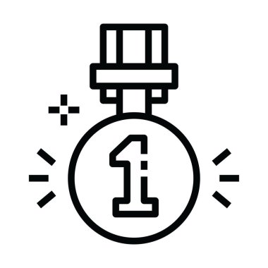 Birinci sıra madalya ikon tasarımı, tanıtım madalyası 