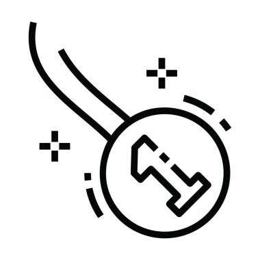 Madalya ikonu, kurdele konseptinde ödül madalyası. 