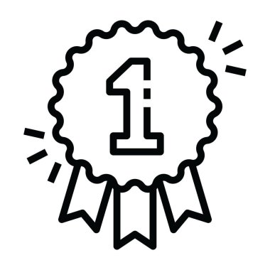 Konum rozet simgesi, düzenlenebilir stilde birincilik rozeti 