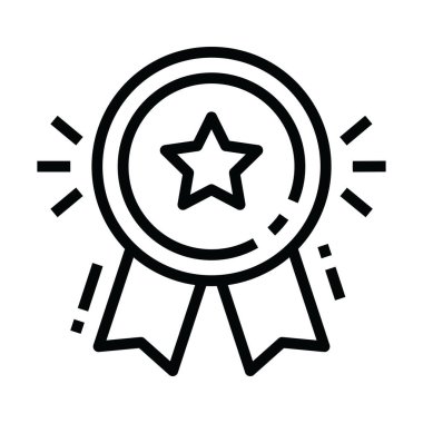 Yıldız amblemi tasarımı, modern doldurulmuş yıldız rozeti 