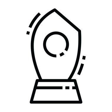 Film ödülünün simge tasarımı, tam biçimli vektör 