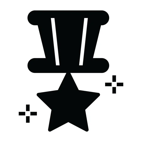 Design Ikon Armádního Znaku Vektor Hvězdného Znaku — Stockový vektor