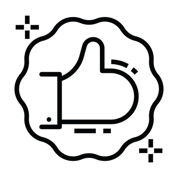 Icône Badge Étoile Dans Style Rempli Modifiable Objet Distinctif — Image vectorielle