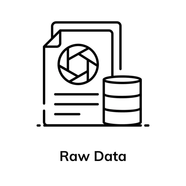 Diseño Iconos Datos Crudos Vector Editable Moda Almacenamiento Datos — Archivo Imágenes Vectoriales