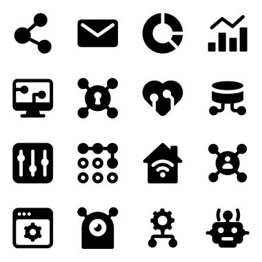 Moda Ai Katı Simge Vektörleri Paketi 