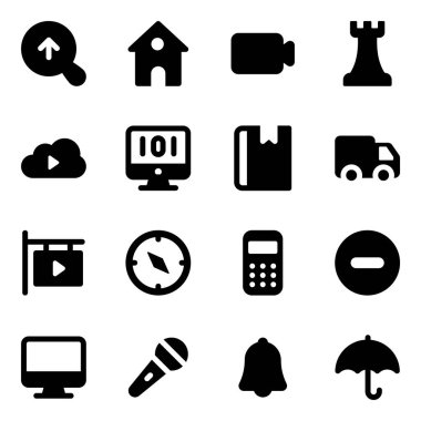 Kullanıcı Arayüzü Katı Simgeler Paketi 