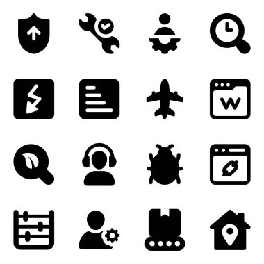 Doldurulmuş Simgelerin Koleksiyonu 