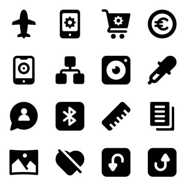 Ticari Katı Simgeler Paketi 