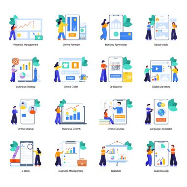 İş Düz Çizimler Seti 