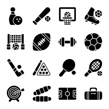 Spor Düz Simgeleri Paketi 