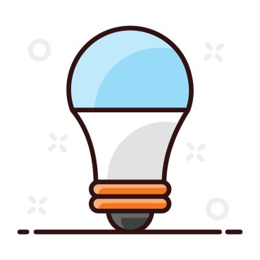 Düzenlenebilir düz biçimli elektrik ampulü, enerji ışığı 