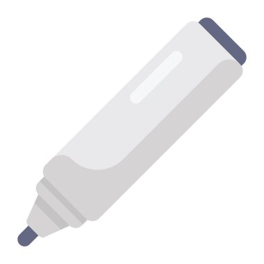 Temel RGBMarker simge biçimi, modern düz vektörde tükenme noktası 