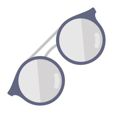 Modern düz stil gölgelerin düzenlenebilir bir simgesi 