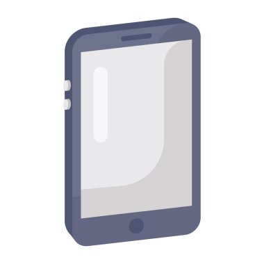 Modern düz stilde cep telefonu vektörü 