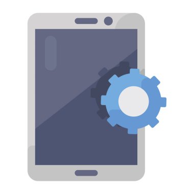 Modern düz biçimli ses eşitleyicisinin vektörü 