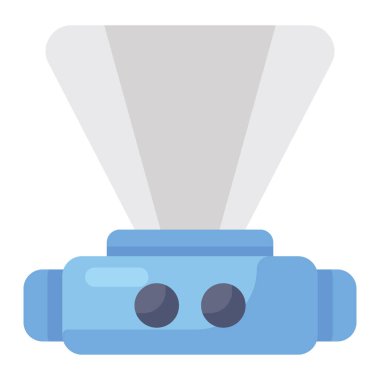 Mutfak kaputu denen bir egzoz, düzenlenebilir düz vektör. 