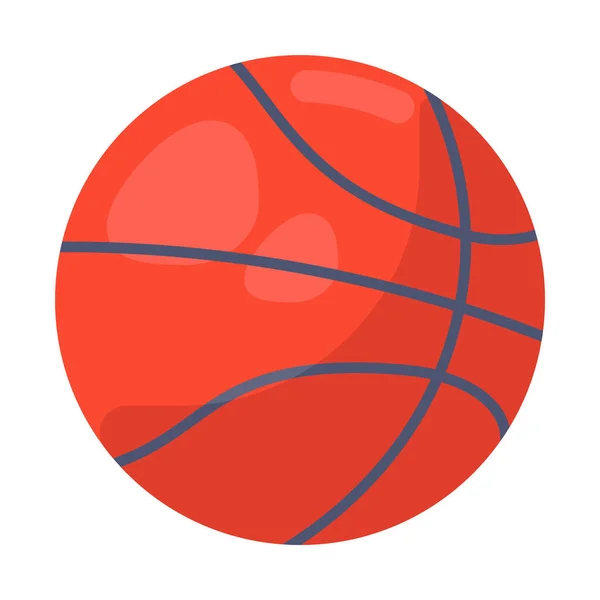 Basketball Vektor Stil Icon Design Des Spielplans — Stockvektor