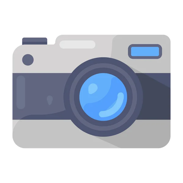 Camera Icon Design Photographic Equipment Modern Flat Style — Stock Vector