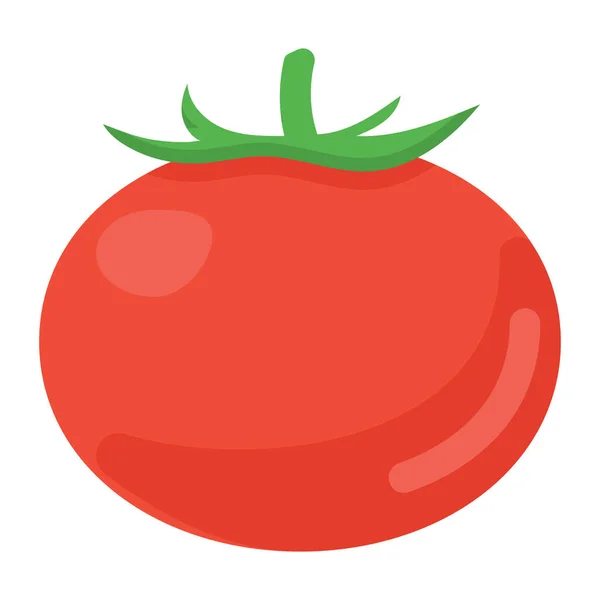 Design Ícone Tomate Fruta Madura Comumente Usada Culinária — Vetor de Stock