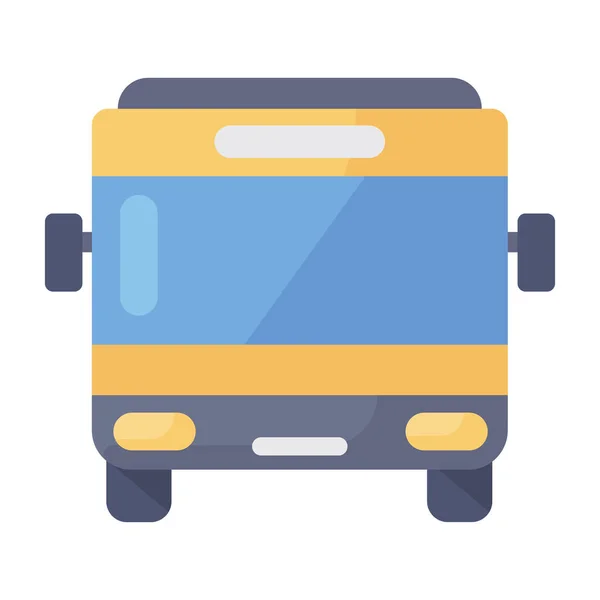 Vector School Bus Modern Flat Style — Stock Vector