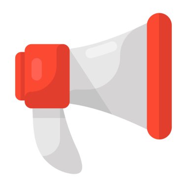 Megafon simgesinin düzenlenebilir moda biçimi