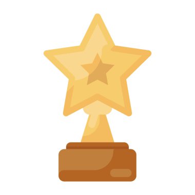 Yıldız ödül ikonunun modern biçim simgesi