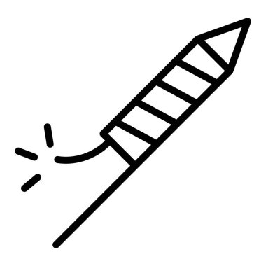 Roket havai fişek vektörü, roket fişeği