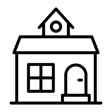 Modern satır biçiminde ev simgesi 