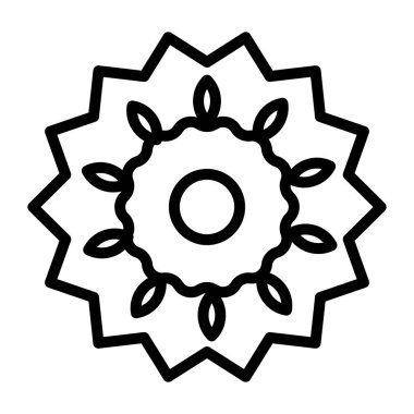 Temel Çiçek simgesi biçimi, dekoratif çiçek