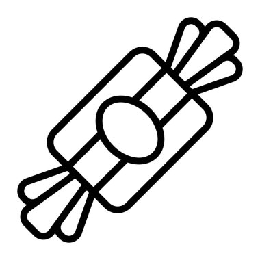 Düzenlenebilir satır biçiminde paketlenmiş şeker 