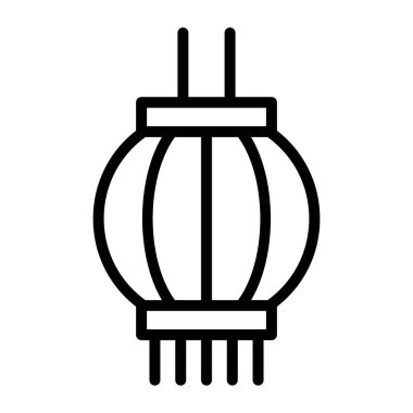 Çin feneri, klasik lamba hattı simgesi 