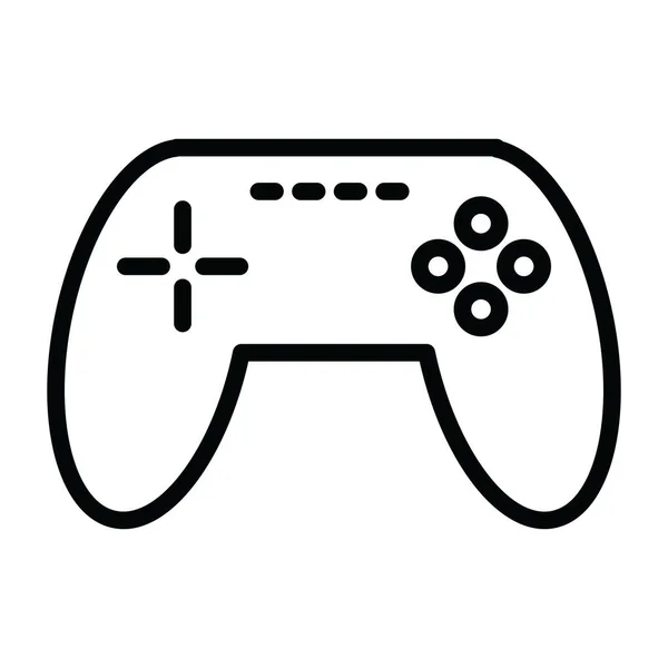 Ausrüstung Für Videospielcontroller Gamepad Vektor Design — Stockvektor