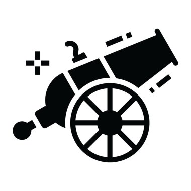 Top vektör tasarımının katı simgesi.