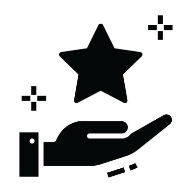 Yıldız, itibar veya geri bildirim simgesi.