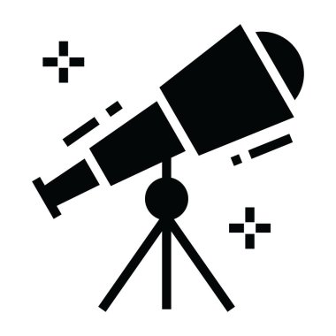 Teleskop simgesi, tasarımda optik bir araç