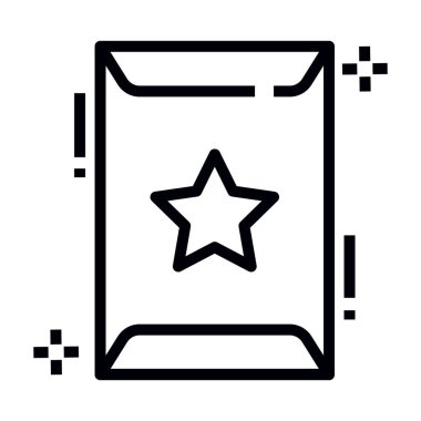 Ramazan davetiye kartı gösteren katlama kartına yıldız yazdırıldı 