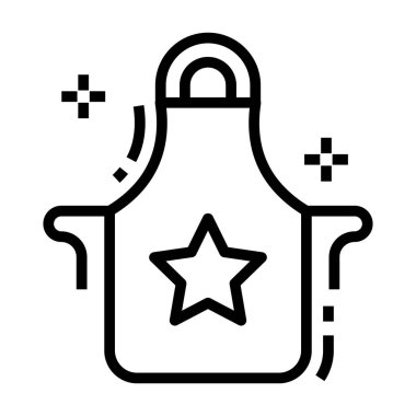 Mutfak önlüğü, mutfak giysisi aksesuarı. 