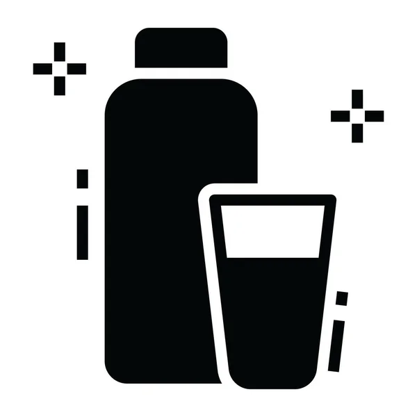水瓶图标的立体设计 — 图库矢量图片