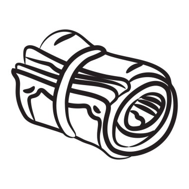 Para destesinin bir simge tasarımı, kağıt paranın vektörü 