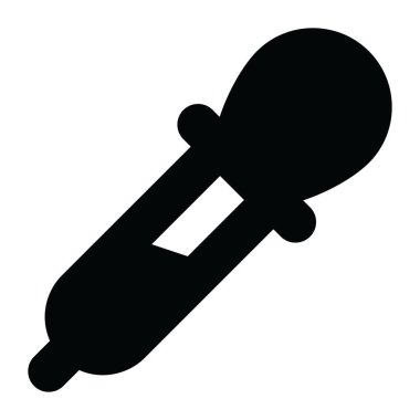 Bir ilaç damlası vektör biçimi, sembol simgesi 