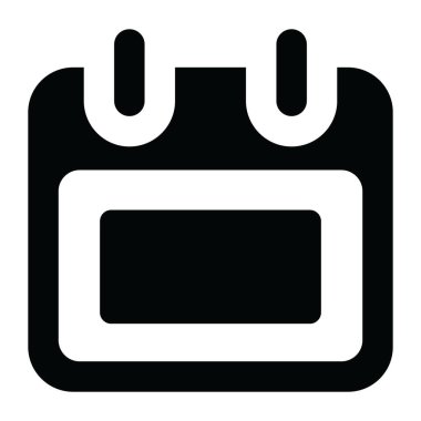 Günlük planlar veya randevu, kabartma vektör biçimi 