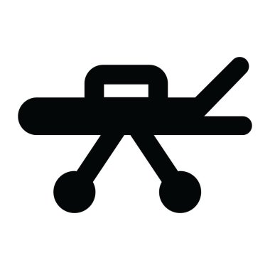 Hasta gergisi için düzenlenebilir bir vektör 