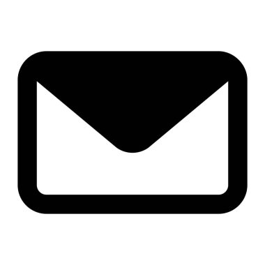 Düzenlenebilir kabartma biçiminde posta harfi simgesi 