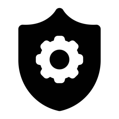 Kalkanın içindeki ekipman ve güvenlik ayarları simgesi